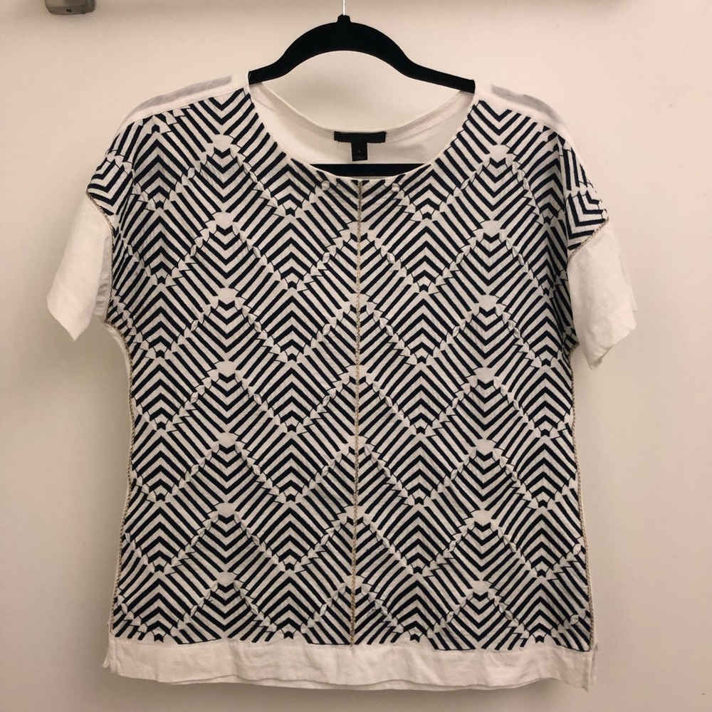 J-Crew Chevron Top
